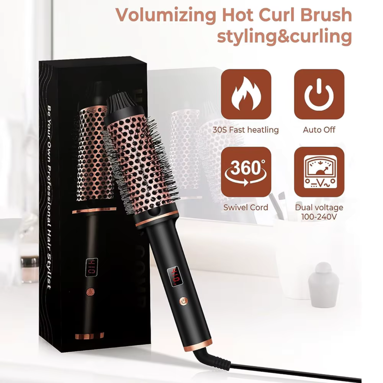 Brosse électrique Lumihair.