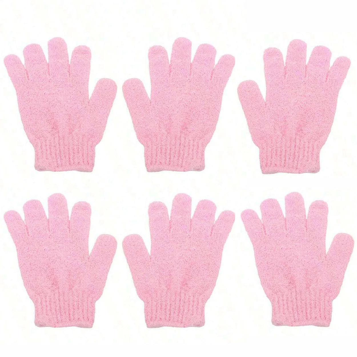 2pcs/6pcs/12pcs Reversible Exfoliating Shower Gloves, Body Scrub Gloves, ,Cleansing Tools Bath Towel Bath Products Back Scrub