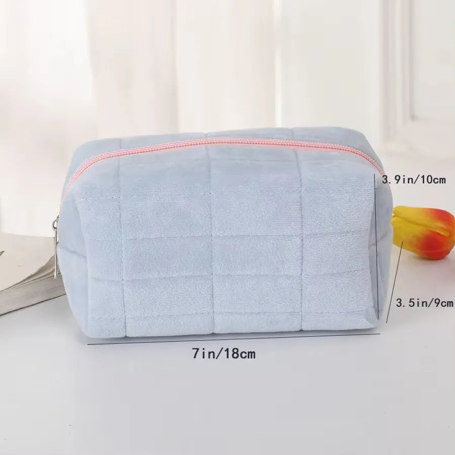 Simple Makeup Bag Pillow Pen Bag High Appearance Level WOMEN'S Large Capacity Pillow Bag Portable Storage Bag