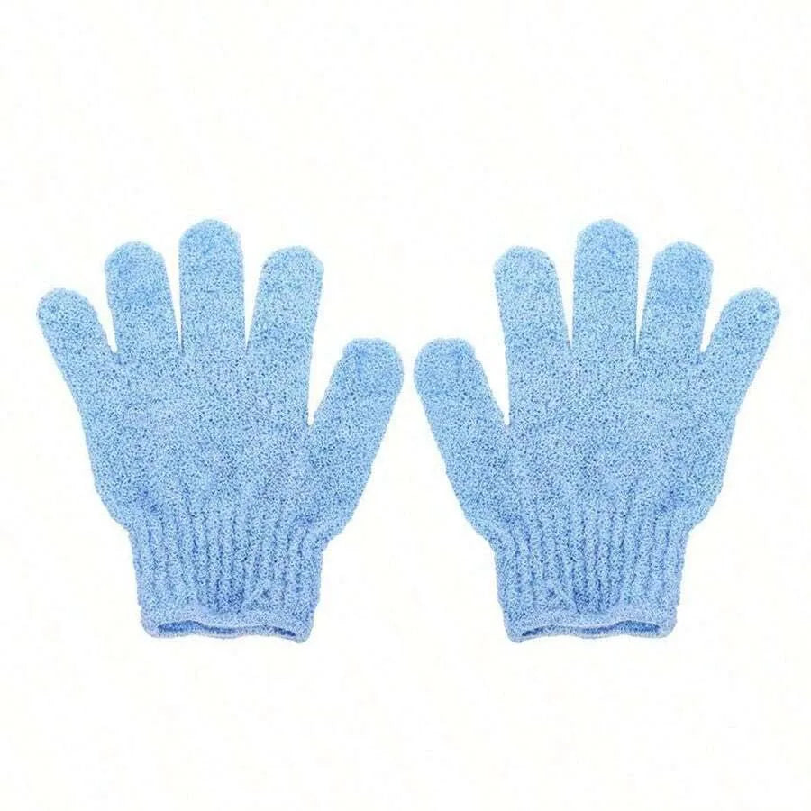 2pcs/6pcs/12pcs Reversible Exfoliating Shower Gloves, Body Scrub Gloves, ,Cleansing Tools Bath Towel Bath Products Back Scrub