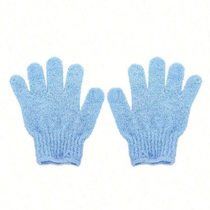 2pcs/6pcs/12pcs Reversible Exfoliating Shower Gloves, Body Scrub Gloves, ,Cleansing Tools Bath Towel Bath Products Back Scrub